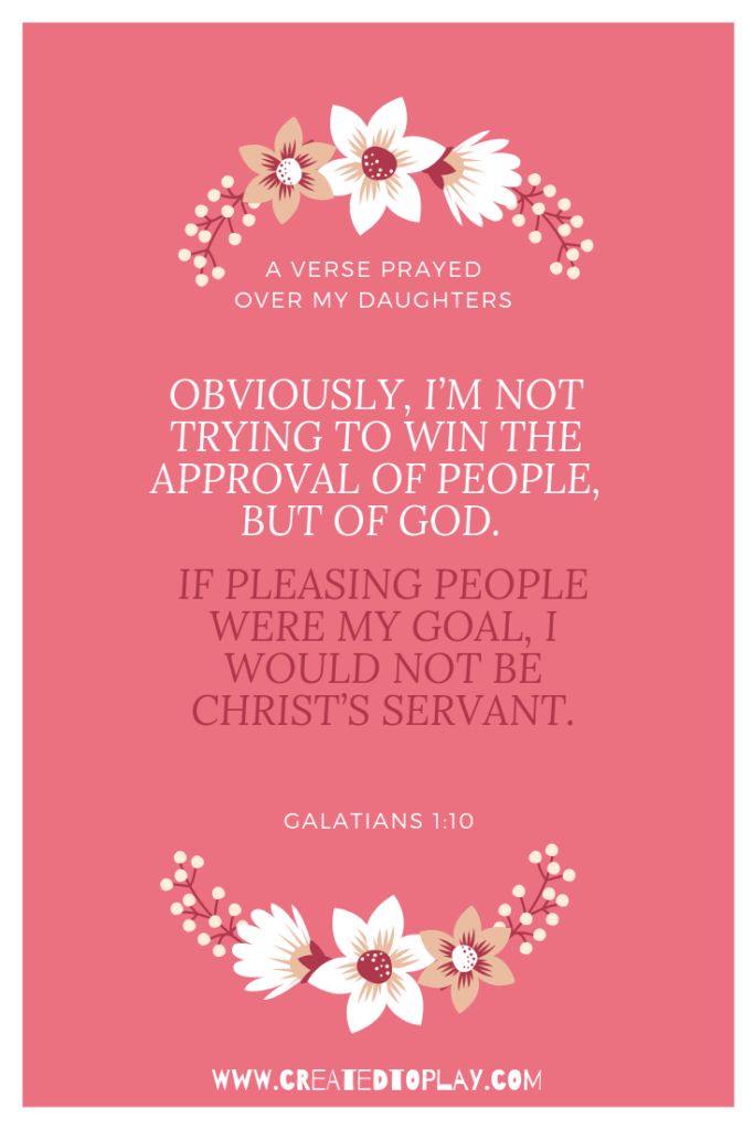 Verse prayed for my daughters