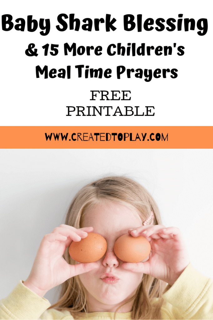 Baby Shark Blessing and 15 other meal time prayers