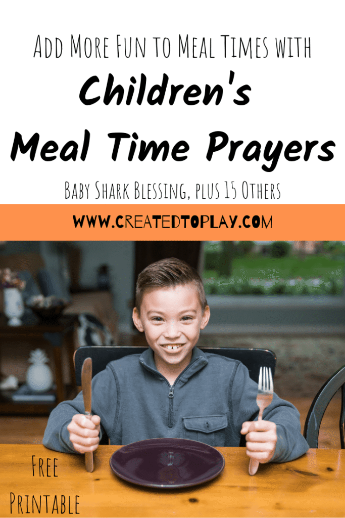 Kids' Meal Time Prayer