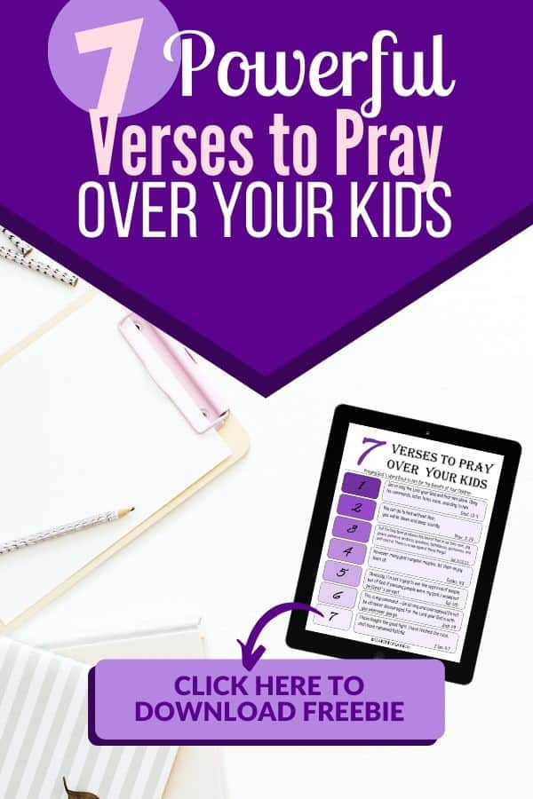7 verses to pray for your kids free download