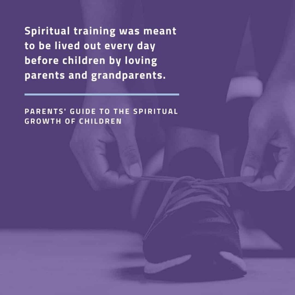 Quote about spiritual training