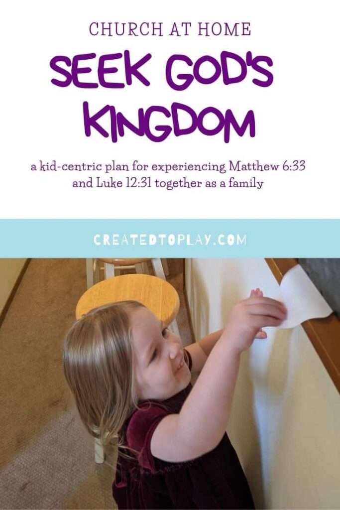 seek God's Kingdom pin