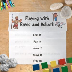 David and Goliath Flip Book - Printable
