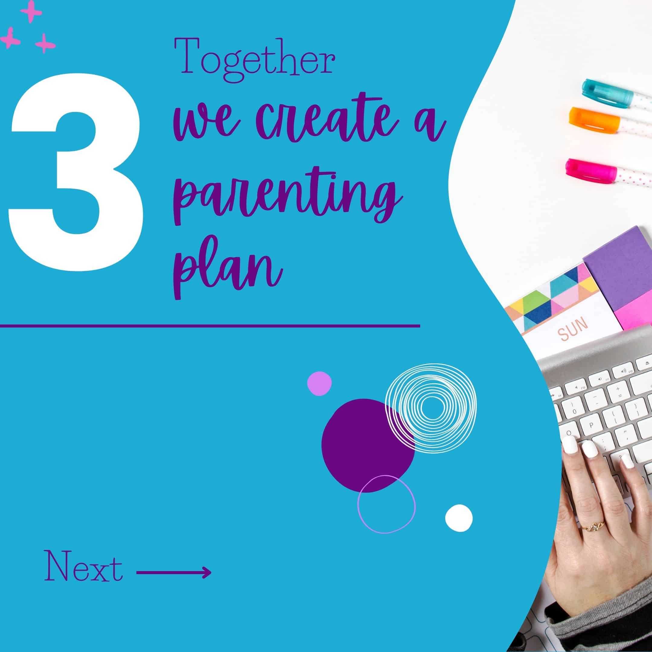 3 - Together we create a parenting plan
