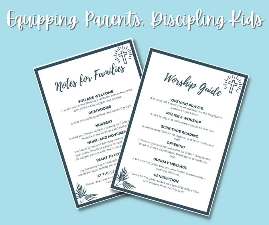 Equipping Parents Discipling Kids 1