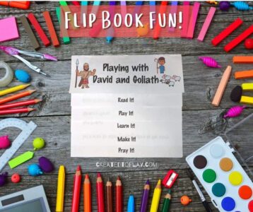 david and goliath flip book
